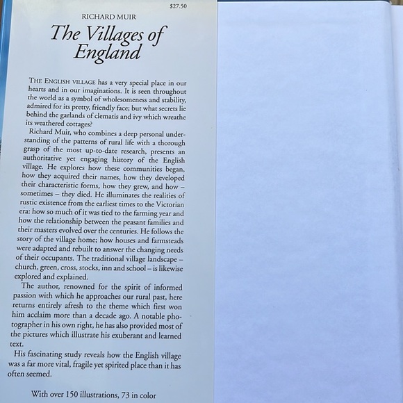 The Villages Of England by Richard Muir HC/DJ Book EXC - Picture 3 of 5